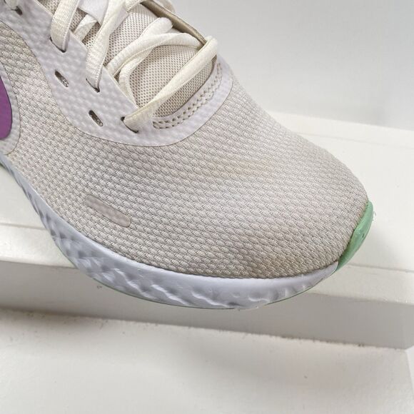 Nike Revolution 5 Womens Running Shoes BQ3207-111 White Sneakers Size 10.5 - Picture 12 of 12